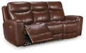 Next Move - Power Reclining Sofa With Adjustable Headrest - Simple Home Plus