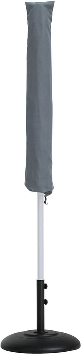 Amalfi - Patio Umbrella - Black Base / White Pole - Simple Home Plus