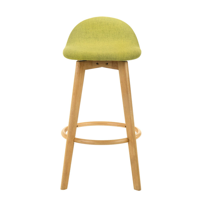 Vera - Upholstered Wood Counter Height Barstool