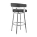 Lorin - Stainless Steel Swivel Bar Stool - Simple Home Plus