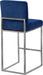 Giselle - Stool with Chrome Legs - Simple Home Plus
