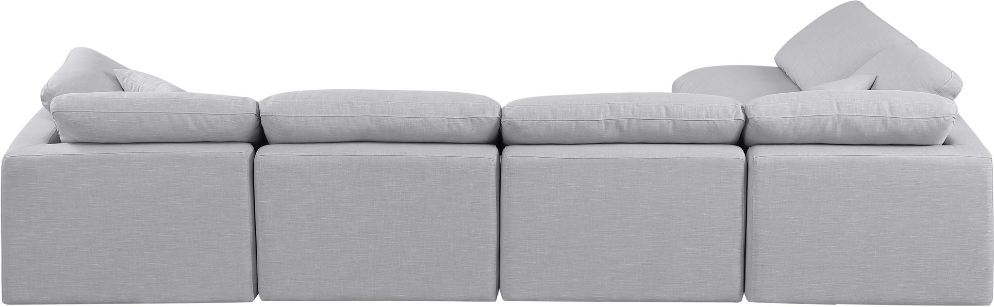 Indulge - Linen 5 Piece Modular Sectional - Simple Home Plus