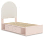 Wistenpine - Upholstered Panel Bed With Storage - Simple Home Plus