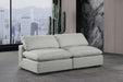 Comfy - Linen Modular Armless Sofa 2 Seats - Simple Home Plus