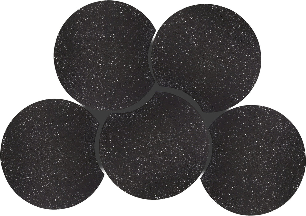 Dimple - 5 Piece Modular Coffee Table - Terazzo Finish - Simple Home Plus