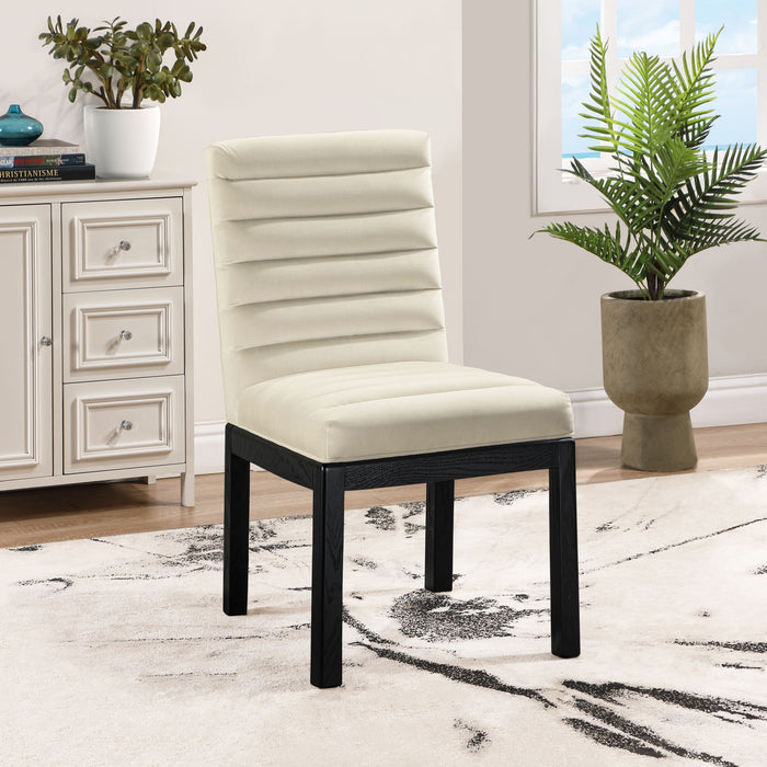 Evelyn - Dining Chair With Black Legs - Simple Home Plus