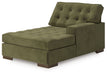 Caspian-Town - RAF Corner Chaise - Olive - Simple Home Plus
