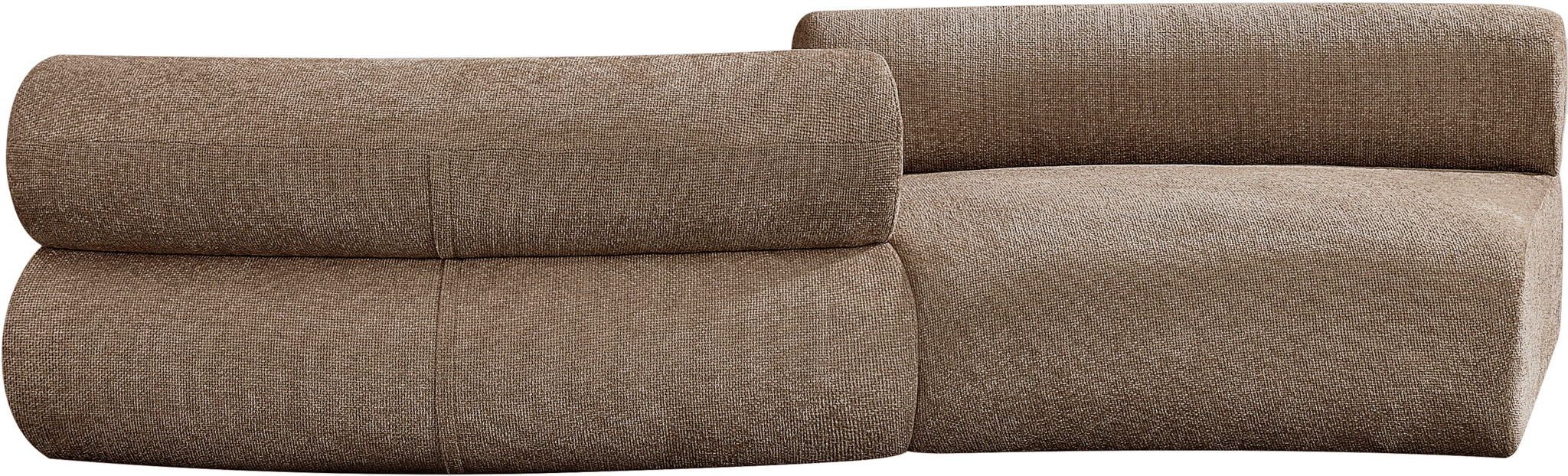 Bale - 2 Piece Curved Modular Sofa - Simple Home Plus