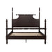 Beckett - Full Turned Wood Spindle Bed - Morocco Brown - Simple Home Plus