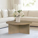 Sadie - Round Coffee Table - Reclaimed Greige - Simple Home Plus