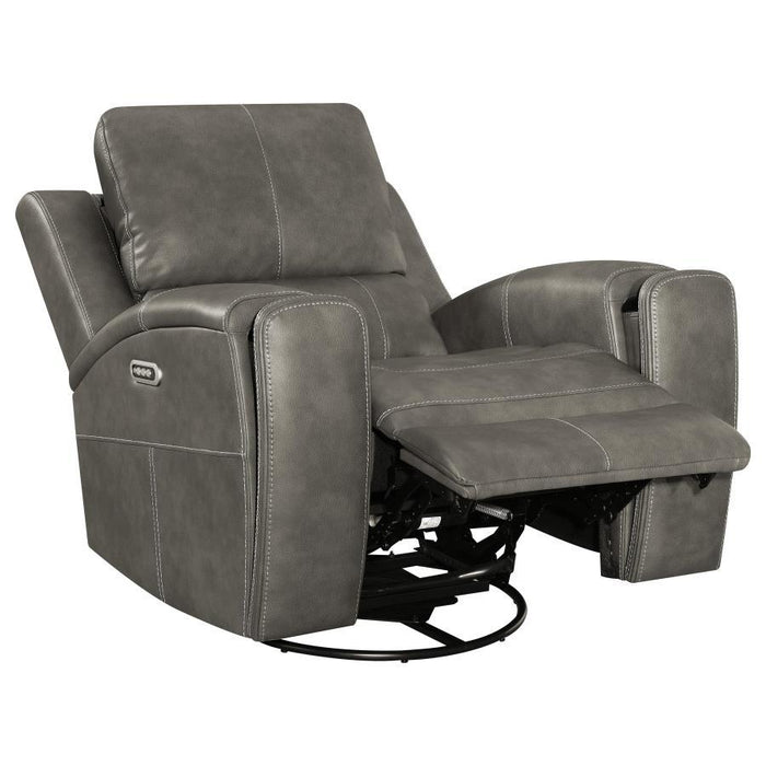 Brickston - Triple Power Swivel Glider Recliner - Simple Home Plus