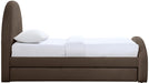 Andaz - Chenille Fabric Upholstered Trundle Bed - Simple Home Plus