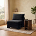 Hammond - Velvet Performance Fabric Upholstered Armless Chair - Simple Home Plus