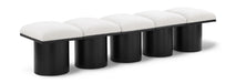 Pavilion - 5 Piece Modular Bench With Black Base - Simple Home Plus