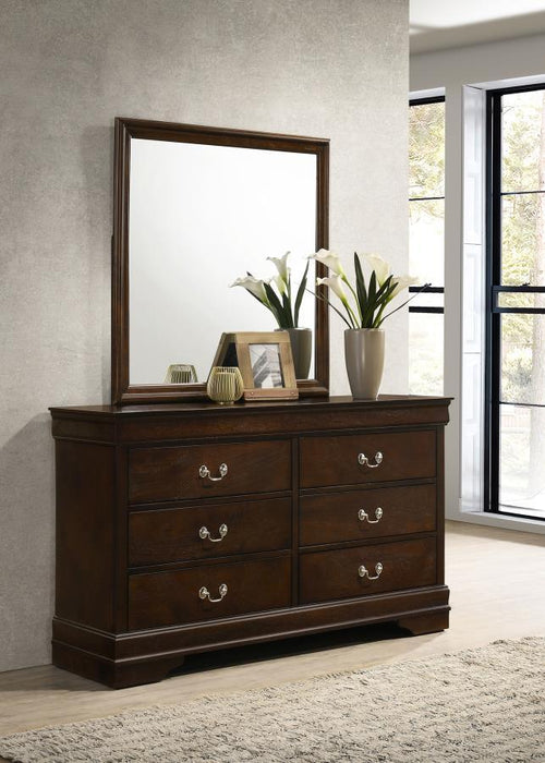 Louis Philippe - Six-Drawer Dresser - Simple Home Plus
