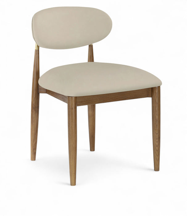 Riccio - Side Chair (Set of 2) - Walnut Frame - Simple Home Plus