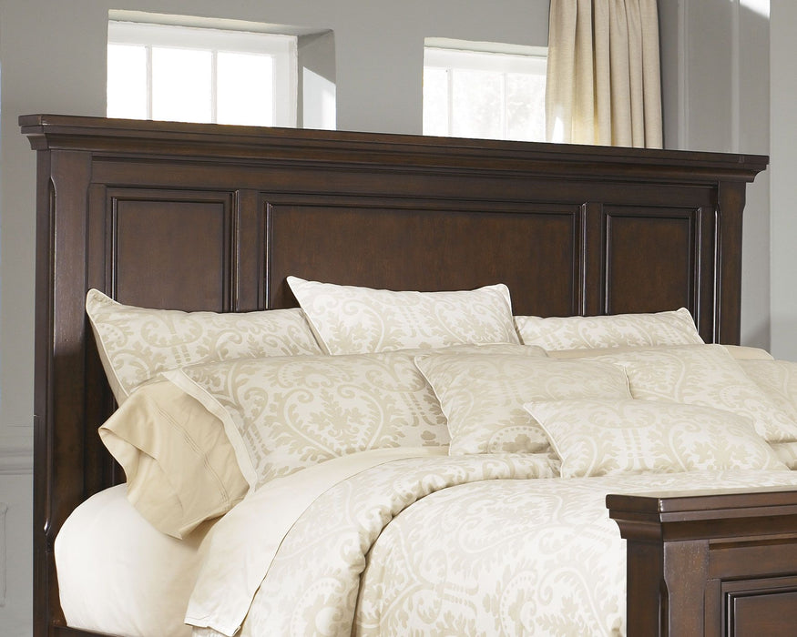 Porter - Queen Panel Headboard - Rustic Brown - Simple Home Plus