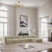 Shaggy - 5 Piece Modular Sectional With Chaise - Simple Home Plus