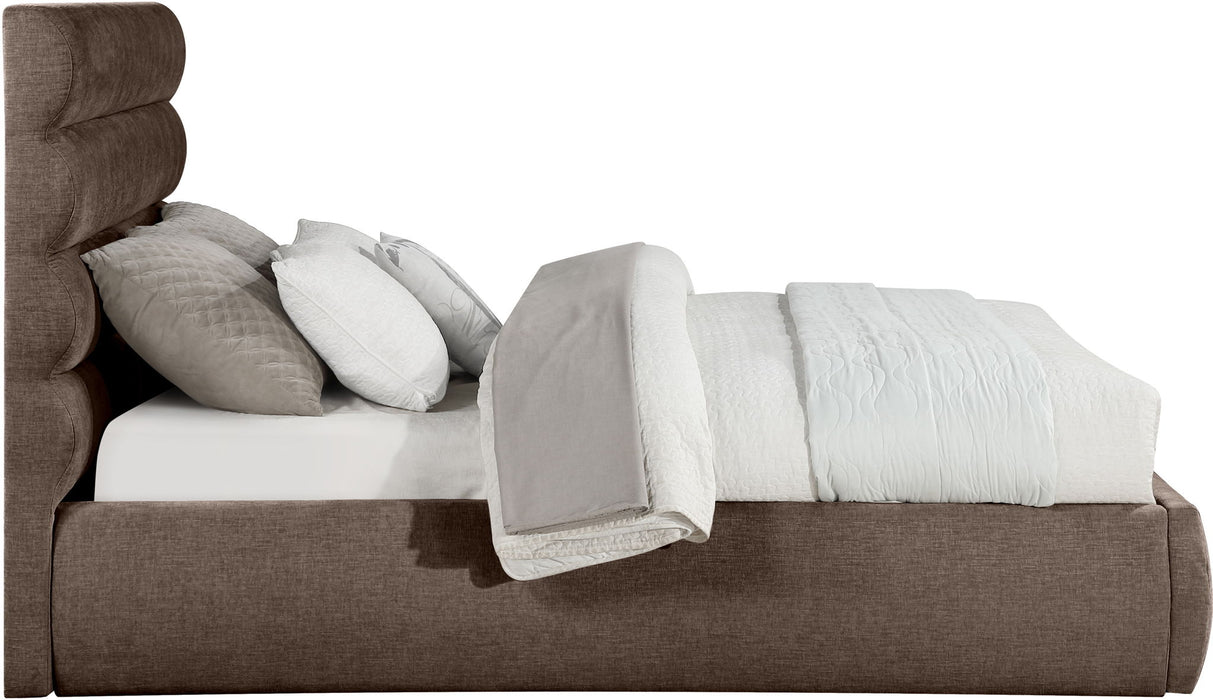 Adam - Chenille Fabric Bed With 52" Headboard - Simple Home Plus