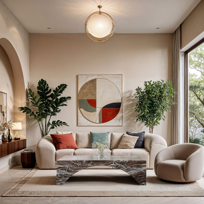 Palermo - Marble Coffee Table - Simple Home Plus