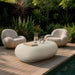 Pebble - Concrete And Fiberglass Coffee Table - Simple Home Plus