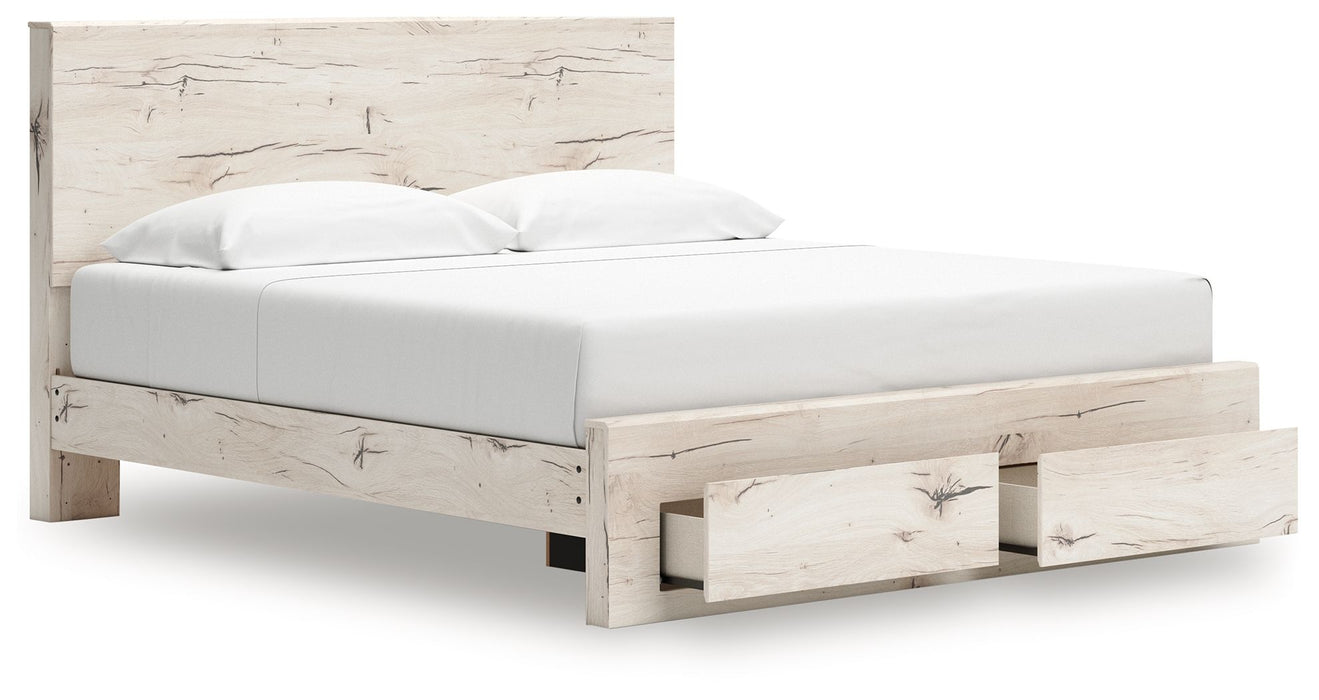 Lawroy - Panel Bed With Storage - Simple Home Plus
