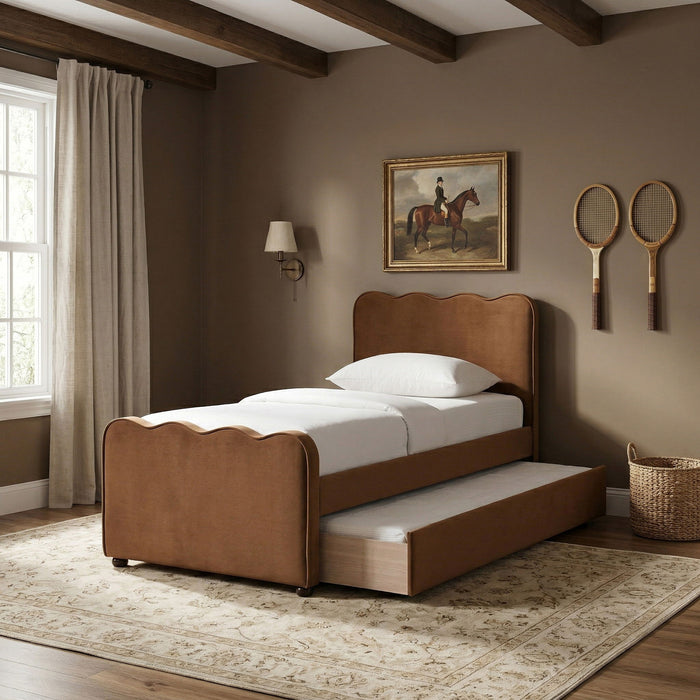 Gatsby - Upholstered Trundle Bed - Simple Home Plus
