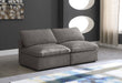 Plush - Modular Armless 2 Seat Sofa - Simple Home Plus
