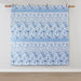 Christa - Floral Striped Comforter Set - Blue - Simple Home Plus