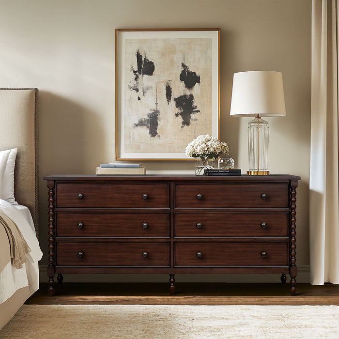 Beckett - Large Dresser - Morocco Brown - Simple Home Plus