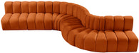 Arc - Velvet 7 Piece Modular Sofa - Simple Home Plus
