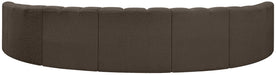 Arc - Boucle Fabric 7 Piece U-Shaped Modular Sofa - Simple Home Plus