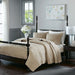 Serene - King Hand Quilted Coverlet Set - Linen - Simple Home Plus