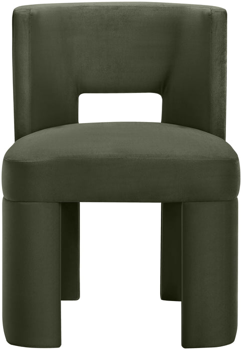 Zuno - Velvet Performance Fabric Upholstered Dining Chair (Set of 2) - Simple Home Plus