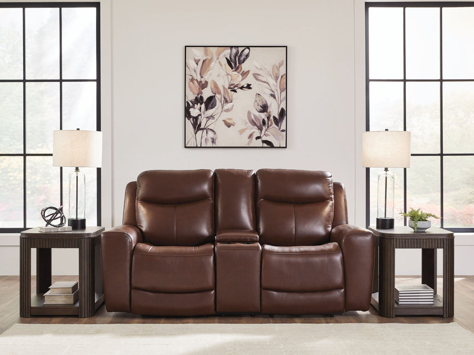 Next Move - Power Reclining Loveseat With Console / Adjustable Headrest - Simple Home Plus