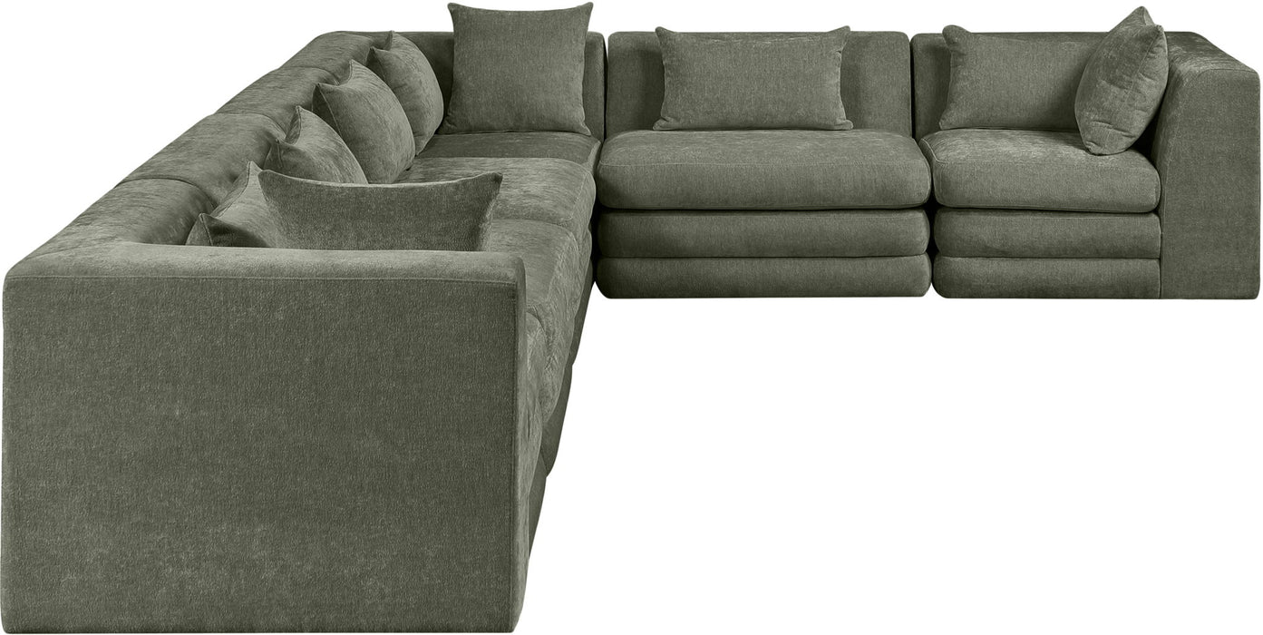 Stellar - 6 Piece Upholstered Modular Sectional - Simple Home Plus