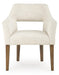 Marxmore - Dining Upholstered Arm Chair (Set of 2) - Beige / Brown - Simple Home Plus