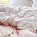 Gia - Twin Back Print Long Comforter Mini Set - Blush - Simple Home Plus