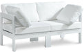 Nizuc - Outdoor Patio 2 Seat Modular Sofa With White Frame - Simple Home Plus