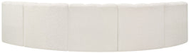 Arc - Boucle Fabric 5 Piece U-Shaped Modular Sofa - Simple Home Plus
