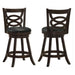 Calecita - Wood Swivel Counter Stool (Set of 2) - Simple Home Plus
