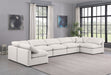Indulge - Faux Leather 7 Piece Modular U-Shaped Sectional - Simple Home Plus