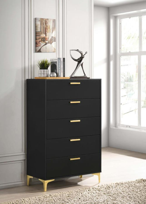 Kendall - 5-Drawer Bedroom Chest - Simple Home Plus
