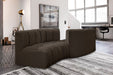 Arc - Boucle Fabric 4 Piece Sofa - Simple Home Plus