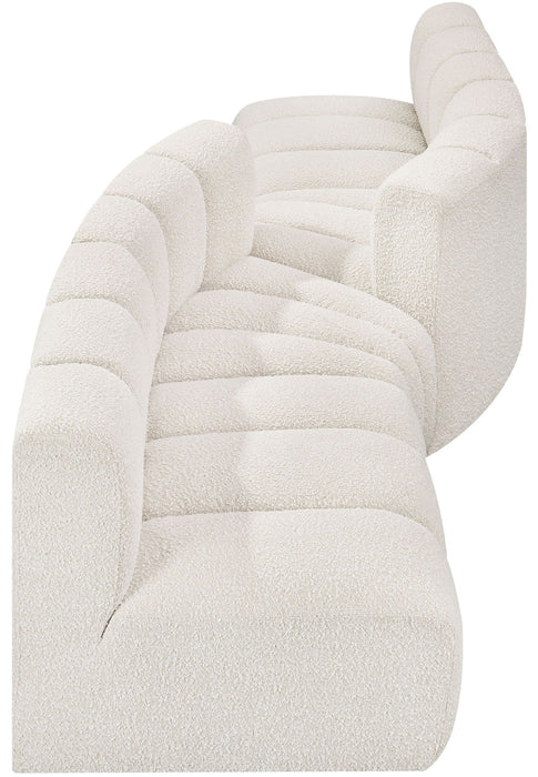 Arc - Boucle Fabric 4 Piece Sofa - Simple Home Plus