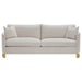 Corliss - Upholstered Arched Arm Sofa - Simple Home Plus
