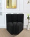 Arc - Boucle Fabric Curved Corner Chair - Simple Home Plus