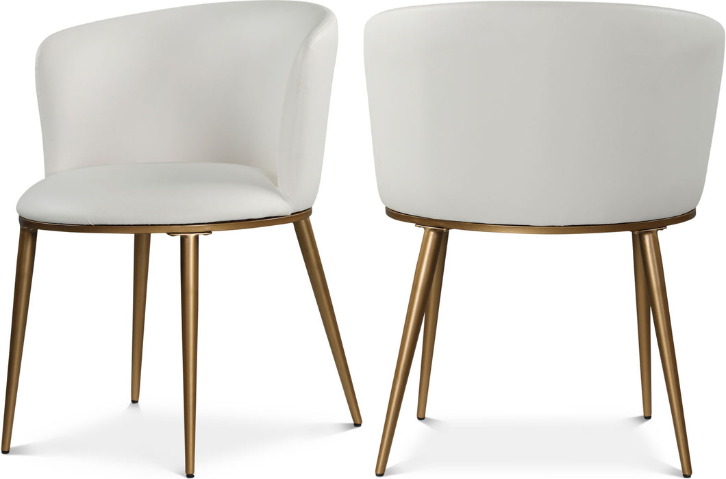 Skylar - Dining Chair with Gold Legs (Set of 2)