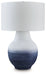 Dashland - White / Navy - Metal Table Lamp - Simple Home Plus