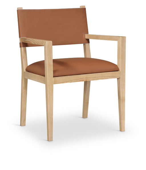 Avon - Vegan Leather Dining Arm Chair - Simple Home Plus